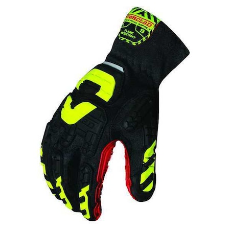 Anti-Vibration Gloves, XL, Blk/Red/Yllw, PR MPN:VIB-FRES-05-XL