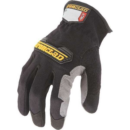 WFG2 Mechanics Gloves, Synthetic Leather Palm, Nylon Back, S, Black MPN:WFG-02-S