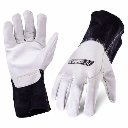 Welding Glove, Safety Cuff, Wing Thumb, Premium Leather, M, 1 PR MPN:WTIG-03-M