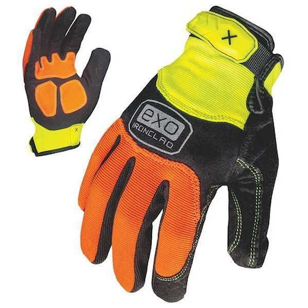 Pro Hi-Viz Abration Glove MPN:EXO2-HZA-04-L