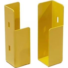 Ideal Warehouse® Guardrail Lift Out Bracket Pair Assembly Yellow 60-7470-01-A