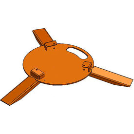 Ideal Warehouse RapidRoll™ 3-Legged Base For Portable Barrier System 70-7010 70-7010
