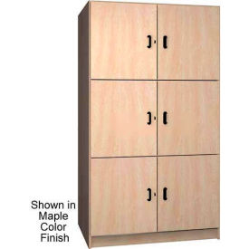 Ironwood 2 Compartment Solid Door Wood Storage Cabinet Maple Color 302-15-M-MP