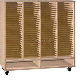 Ironwood Mfg. FS Series - 100 Open Folio Music Storage Cabinet - Maple FS-100-MP