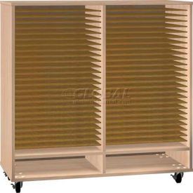 Ironwood Mfg. FS Series - 50 Open Folio Music Storage Cabinet - Maple FS-50-MP