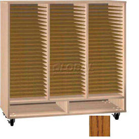 Ironwood Mfg. FS Series - 75 Open Folio Music Storage Cabinet - Oak FS-75-DO
