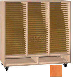 Ironwood Mfg. FS Series - 75 Open Folio Music Storage Cabinet - Oiled Cherry FS-75-OC