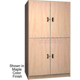 Ironwood 2 Compartment Wardrobe Cabinet Solid Door Maple Color 404-35-M-MP*