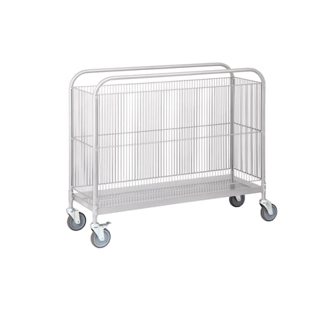 Stocking Cart 16 in D x 49 in L x 42 in H, 5