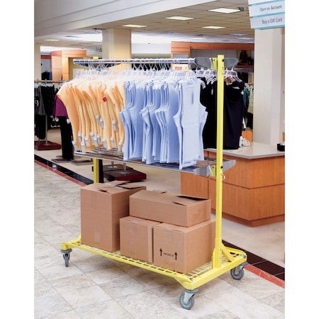 Dual Hang Rail Rack with 5