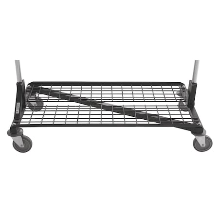 Black Bottom Grid Shelf for RGR2-350-B Rolling Garment Rack MPN:RGR-S3-B
