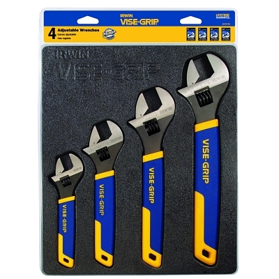 4 Piece Adjustable Wrench Tray Set (6/8/10/12) MPN:2078706