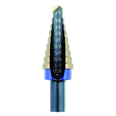 3 Cobalt 9 Hole Sizes (1/4