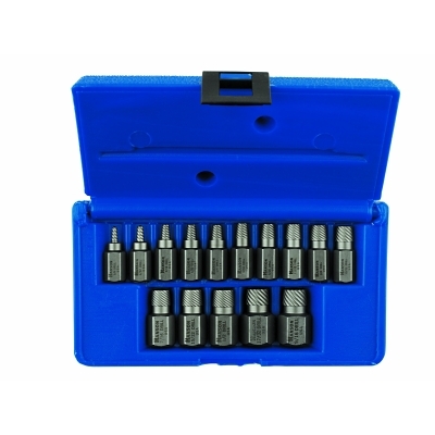 15PC. Hex Head Multi-Spline Screw Extractor Set MPN:53228