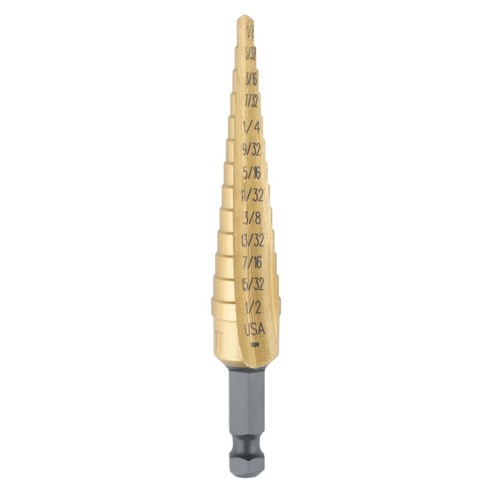 Titanium Fractional Self-Starting, 1/8 in-1/2 in, 13 Steps MPN:15101