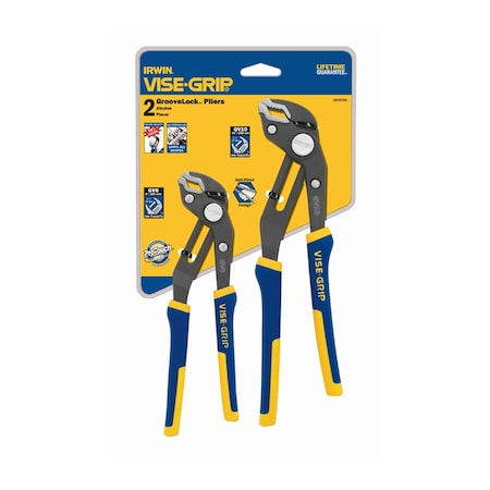 GrooveLock Pliers Clamshell Set, 2 pcs. MPN:2078709