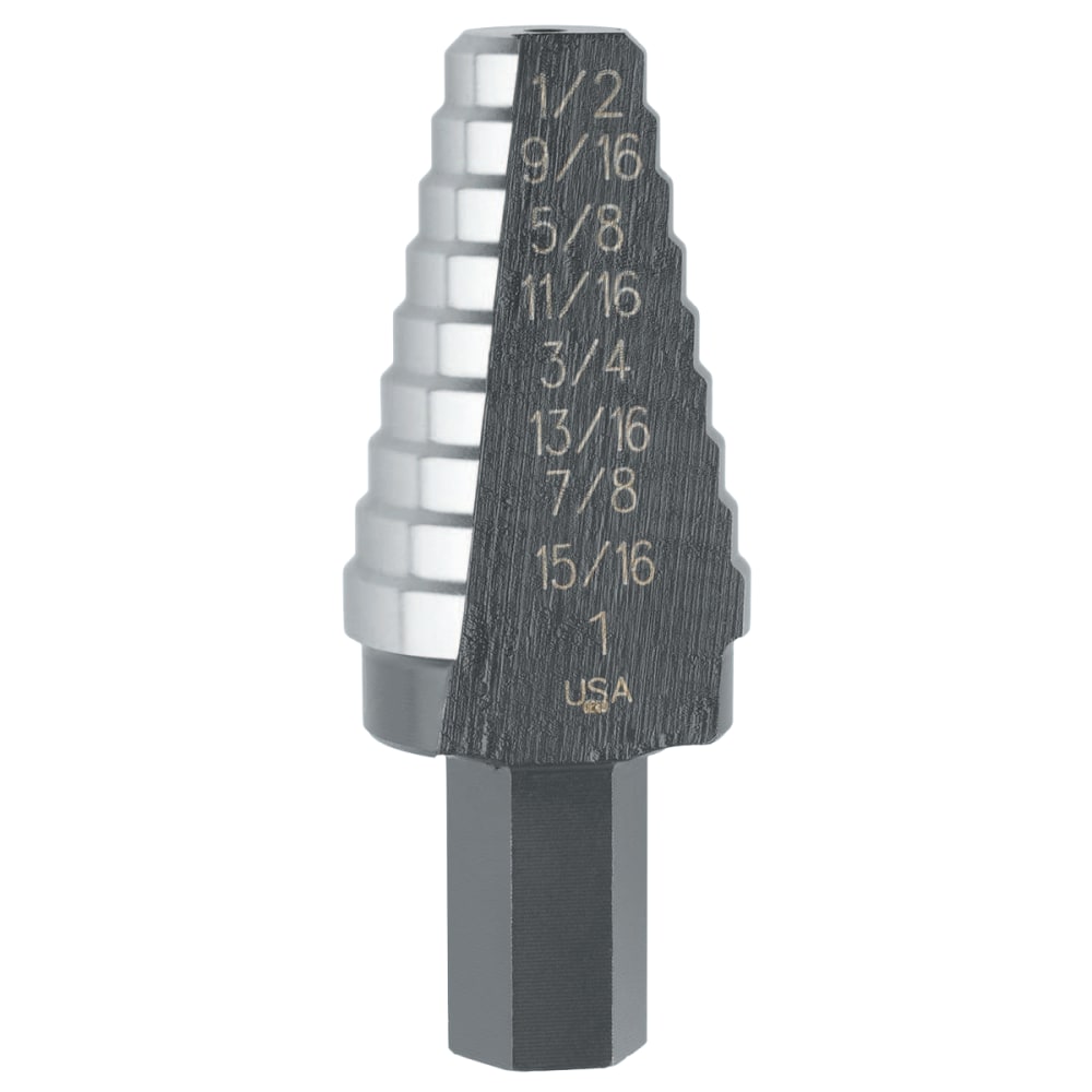 High Speed Steel Fractional Self-Starting, 3/16 in to 7/8 in, 12 Steps MPN:10234