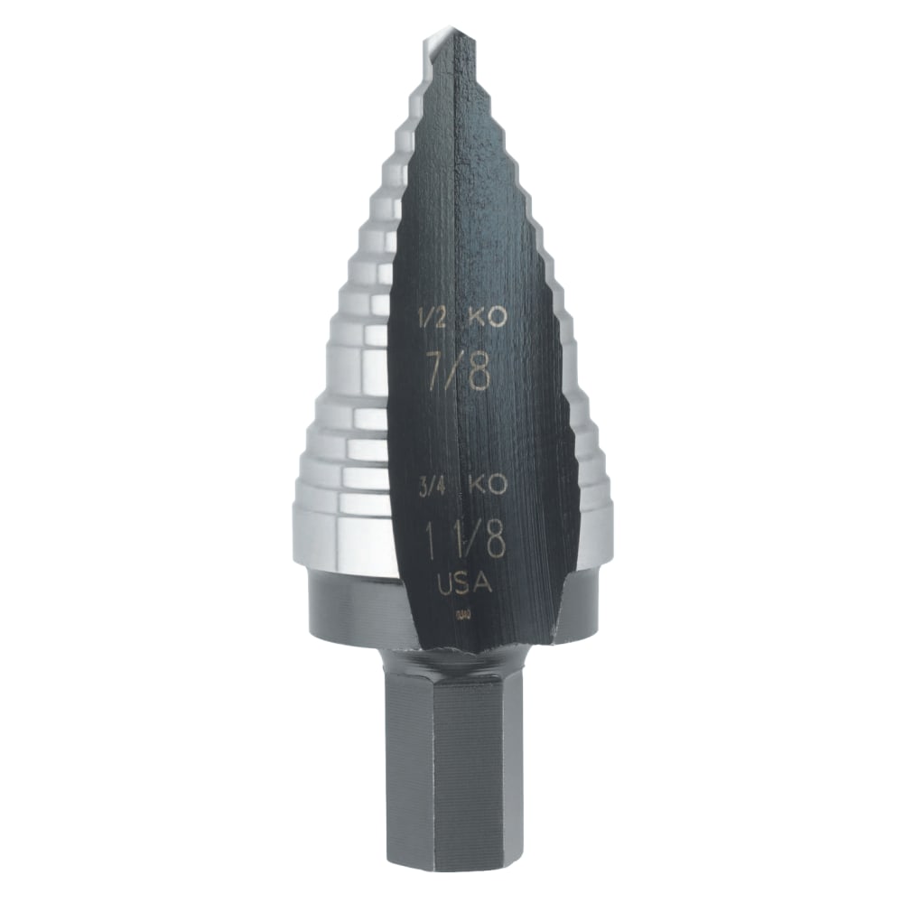 High Speed Steel Fractional Self-Starting, 7/8 in to 1-1/8 in, 2 Steps MPN:10239