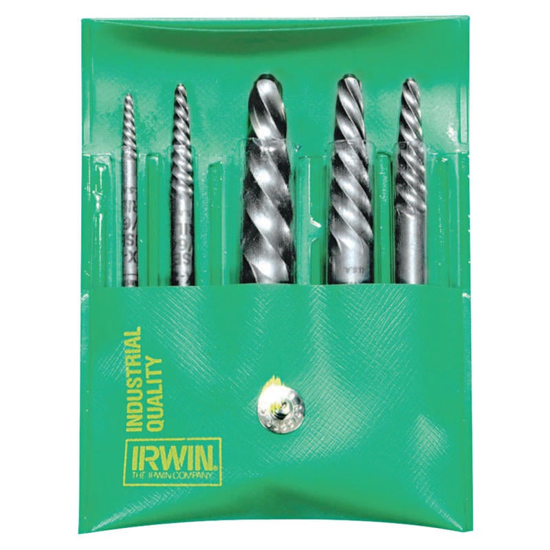 IRWIN Spiral Flute Extractor Set, 6-Extractors MPN:53545