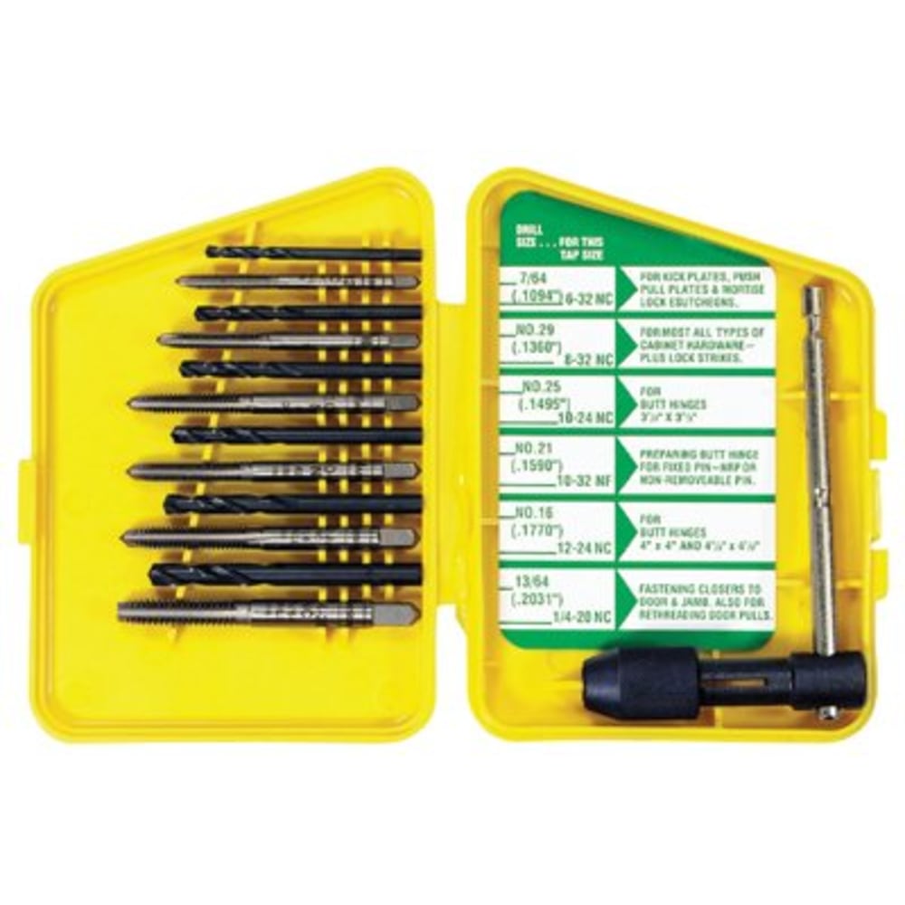 IRWIN High-Carbon Steel Tap and Drill Bit Set, 13 Piece MPN:80187