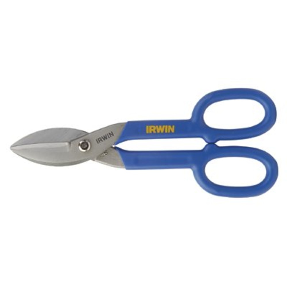 IRWIN Straight Cut Tin Snips, 10in Tool Length MPN:22010