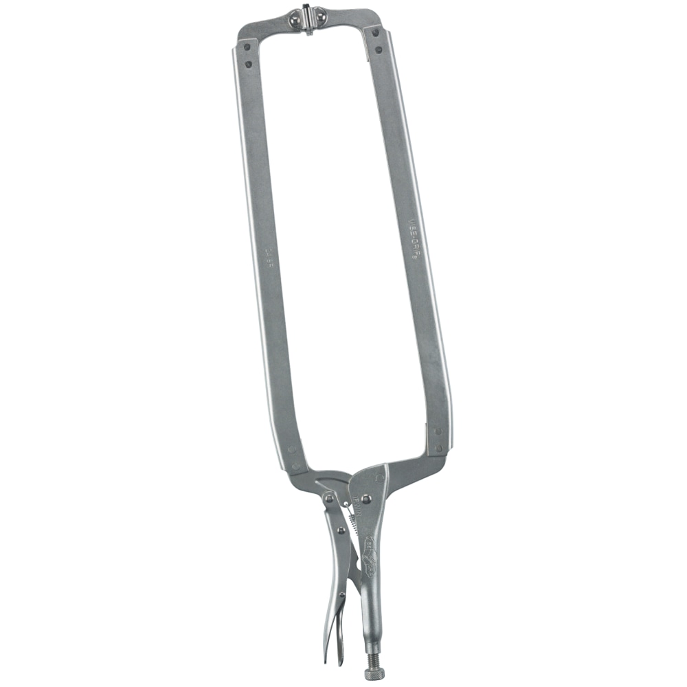 Locking C-Clamps with Swivel Pads, Jaw Opens to 10 in, 24 in Long MPN:28