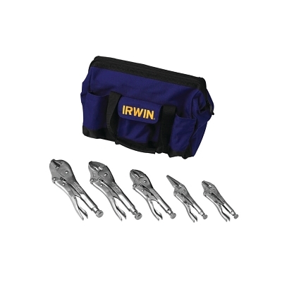 5PC Locking Plier Set w/Nylon Bag MPN:2077704