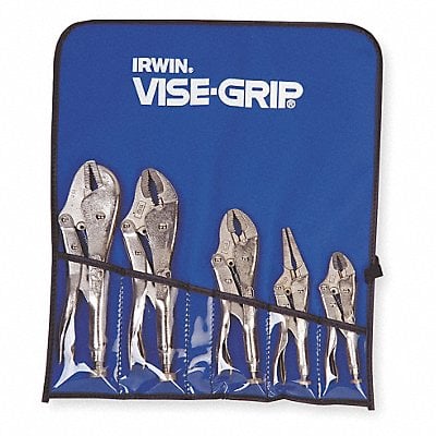 Locking Plier Sets Plain Grip 5 Pcs MPN:538KB