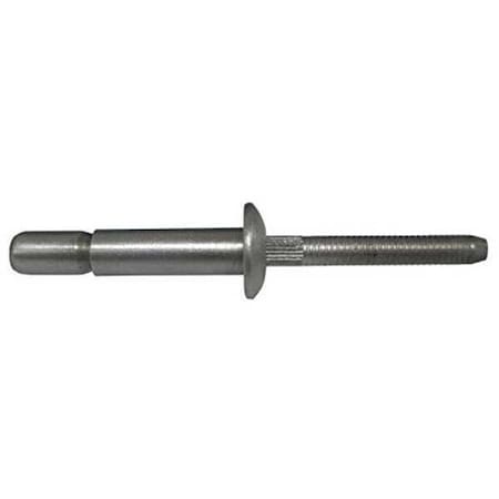 Blind Rivet, Dome Head, 0.1875 in Dia., 0.541 in L, Steel Body, 100 PK MPN:ISSD0607-VL