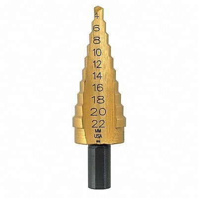 Step Cone Drill 4mm to 22mm HSS MPN:16104