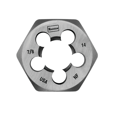 Die 7/8-14 1-13/16 Hex Hanson MPN:8463
