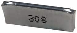 Cutoff Insert: DGN 2202J IC-308, Carbide, 2.20 mm Cutting Width, 0.0866