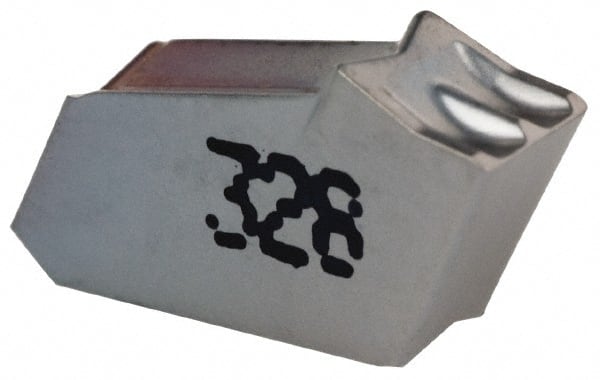 Cutoff Insert: GFN4W IC328, Carbide, 4.10 mm Cutting Width, 0.1614