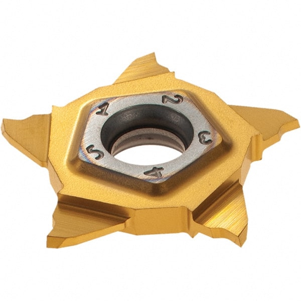 Cutoff Insert: PENTA24R100P15D IC1008, Carbide, 1.00 mm Cutting Width, 0.0394
