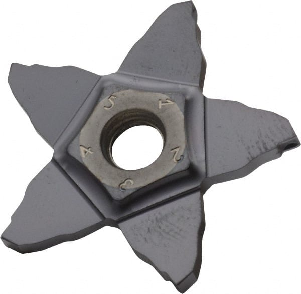 Cutoff Insert: PENTA 34N-250C-020, Carbide, 2.50 mm Cutting Width, 0.0984