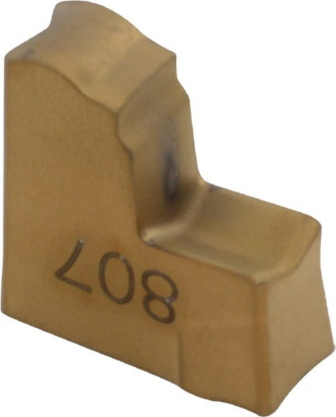 Cutoff Insert: TAGN3J IC807, Carbide, 3.05 mm Cutting Width, 0.1200