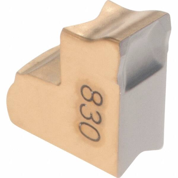 Cutoff Insert: TAGL4C4D IC830, Carbide, 4.05 mm Cutting Width, 0.1594