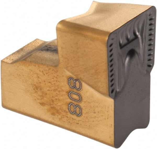 Cutoff Insert: TAGB808Y IC808, Carbide, 8.00 mm Cutting Width, 0.3150