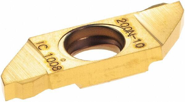 Cutoff Insert: SCIL22-200N-10 IC1008, Carbide, 2.00 mm Cutting Width, 0.0787
