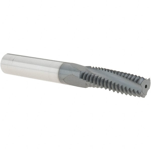 Helical Flute Thread Mill: M10x1.5, Internal, 3 Flute, 0.3130