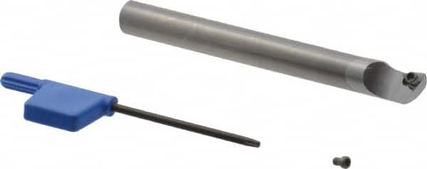 Indexable Boring Bar: MG 08-SWUCR-02, 8.80 mm Min Bore, Right Hand, 8.00 mm Shank Dia, 93 deg Lead, Solid Carbide MPN:3602008