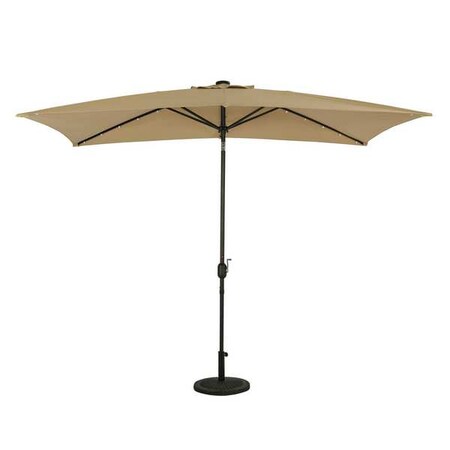 Rectangle Umbrella W/ Led Bulb Lights MPN:NU6863