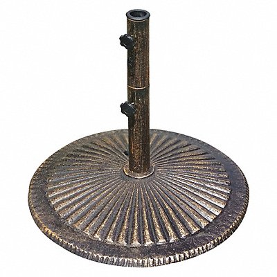 Umbrella Base Bronze Cast Iron 50 lb. MPN:NU5405A