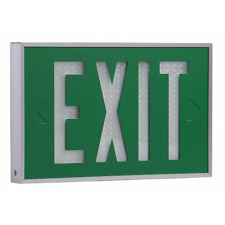 Self-Luminous Exit Sign, 1 Face(s), Tritium, Universal Mount MPN:2040-01-20-1-G-BA-MTEB