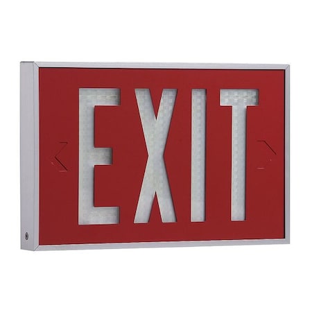 Self-Luminous Exit Sign, 2 Face(s), Tritium, Universal Mount MPN:2040-07-10-2-R-BA-MTE
