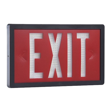 Self-Luminous Exit Sign, 1 Face(s), Tritium, Universal Mount MPN:SLX-60-20-1-R-BK-MTEBP