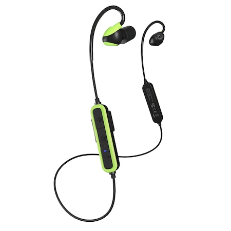 Rechargeable Earplugs Bluetooth-Enabled Earplugs with Ambient Sound, 26 NRR NRR, Green MPN:IT-38B