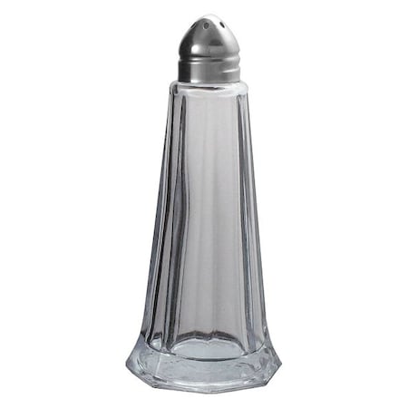 Salt/Pepper Shaker, 4 3/8 in H, Glass, PK48 MPN:GS-1