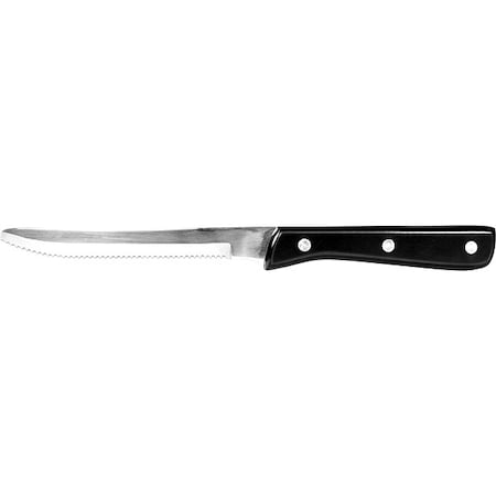 Steak Knife, 9 1/4 in L, Black, PK12 MPN:IFK-413