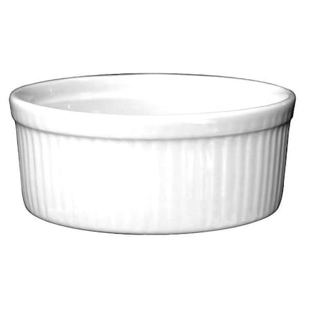 Fluted Ramekin, 8 Oz, European White, PK36 MPN:RAMF-10-EW